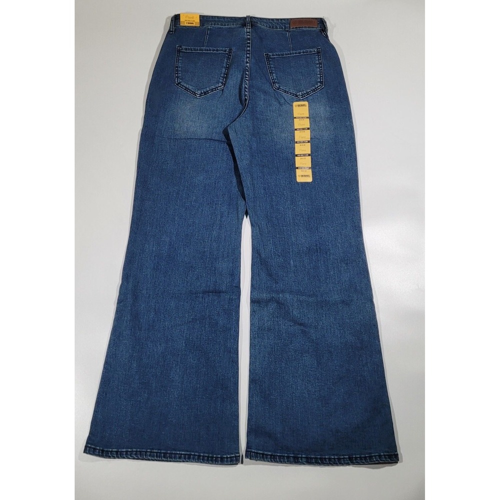 Rock & Roll Denim West Desperado High Rise Flare Jeans Medium Wash W34 L32 NEW